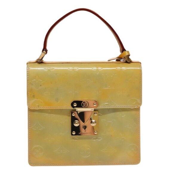 LOUIS VUITTON Monogram Vernis Spring Street Hand Bag Gris - Picture 2 of 16